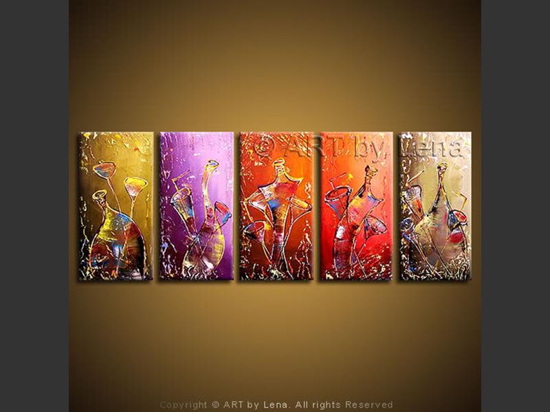 800x600 Neon Paradise Art By Lena - Neon Canvas Painting