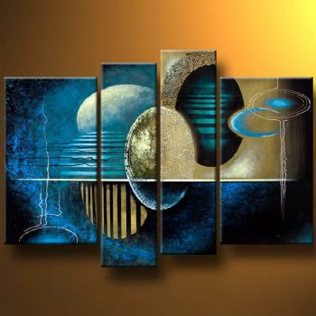 350x350 Neon World Modern Canvas Art Wall Decor Abstract Oil Painting Wall - Neon Canvas Painting