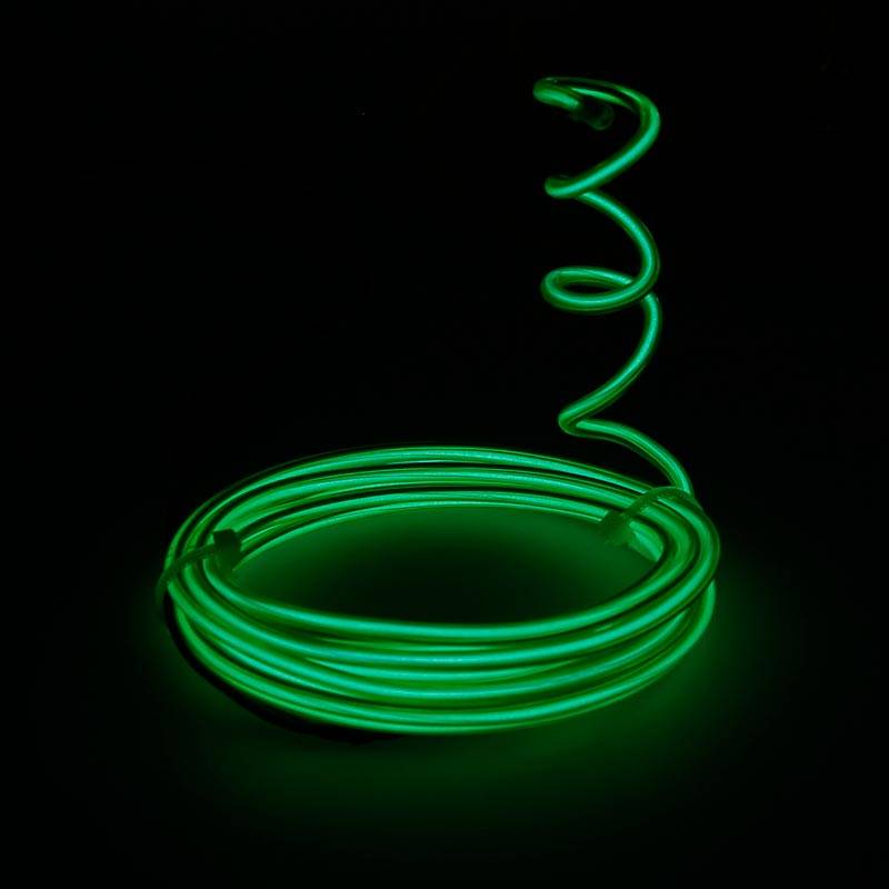 800x800 Retail 2m Multiform Green Neon Light. Fixed Shape And Smoke Light - Neon Light Painting