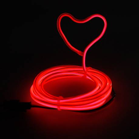 458x458 Retail 2m Multiform Red Neon Light. Fixed Shape And Smoke Light - Neon Light Painting