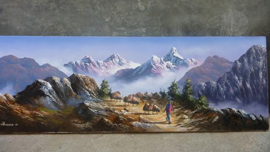 550x309 Painting Gallery Of Nepal - Nepali Painting