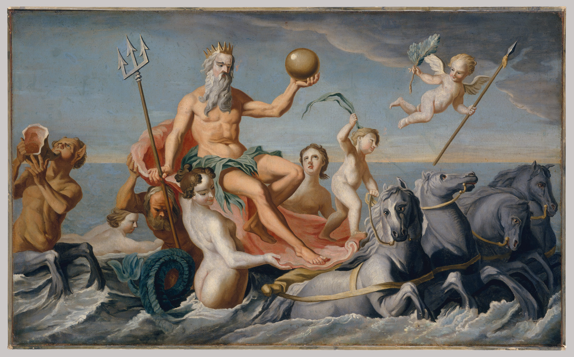 2000x1247 The Return Neptune John Singleton Copley 59.198 Work - Neptune God Painting