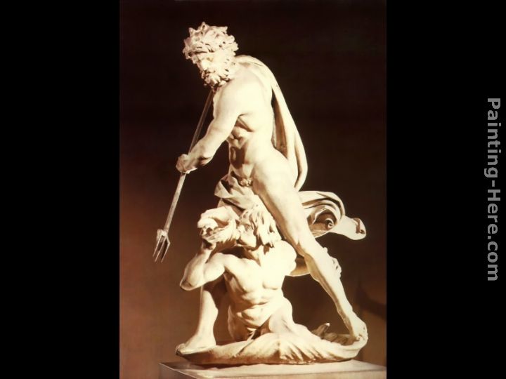 720x540 Gian Lorenzo Bernini Neptune And Triton Painting Anysize 50% Off - Neptune Painting