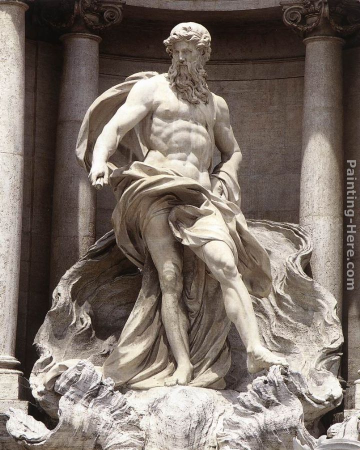 720x900 Pietro Bracci Neptune Painting Anysize 50% Off - Neptune Painting