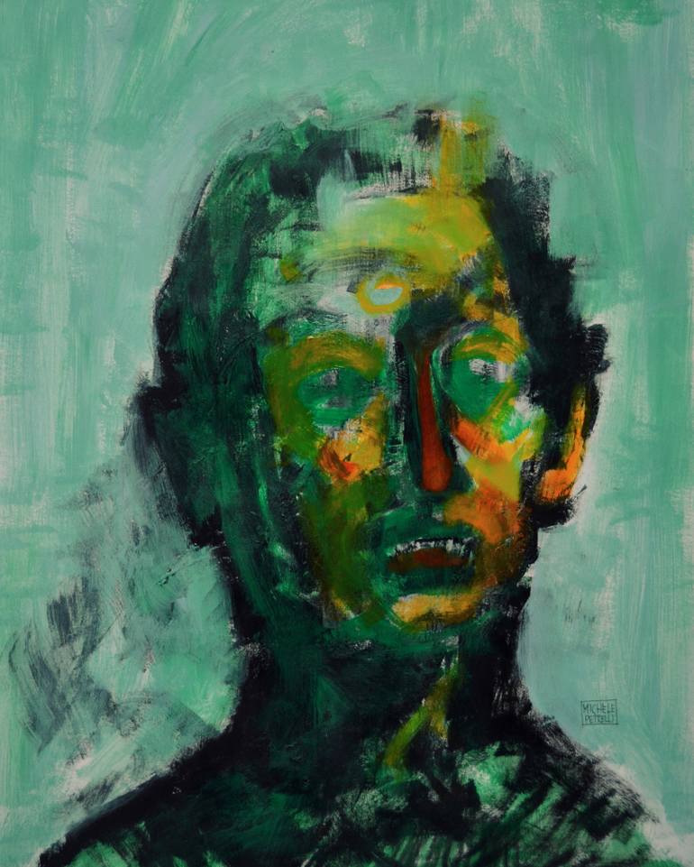 770x961 Saatchi Art Neptune Painting By Michele Petrelli - Neptune Painting