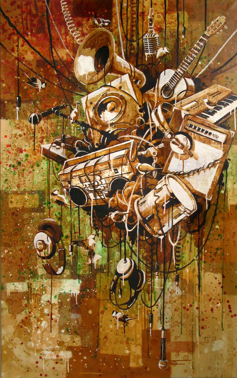 770x1226 Saatchi Art Nest Painting By Daniel Doebner - Nest Painting