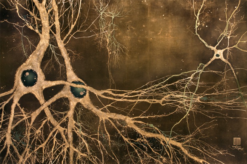 824x546 The Chaser Jennifer Buergermeister - Neuron Painting