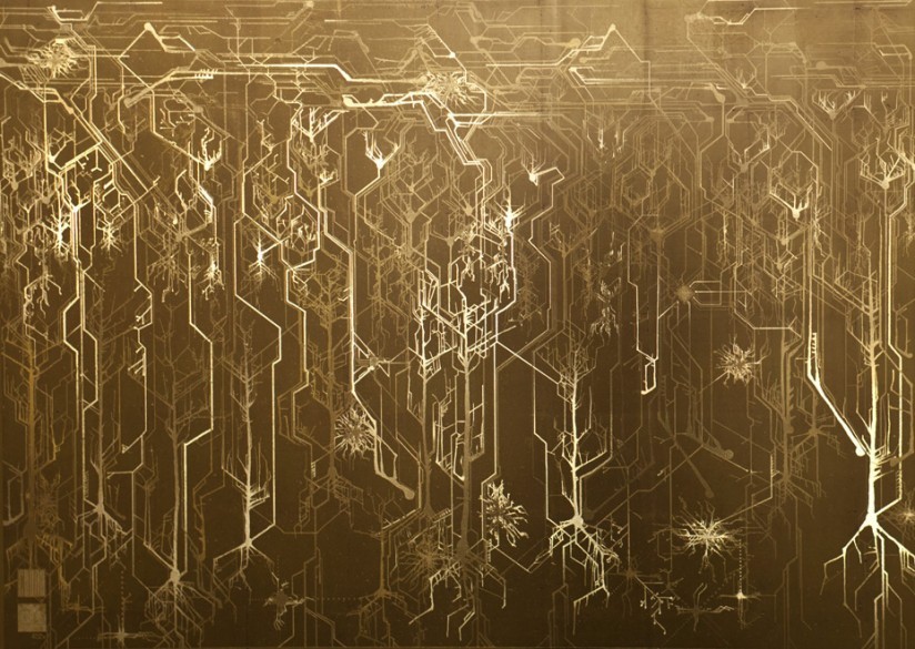 824x585 Moshita Neuron Paintings Greg Dunn Enjoy Nix Draws Stuff - Neuron Painting