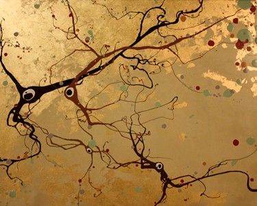 375x300 Greg Dunn Is A Neurobiologist That Creates Stunning Artwork By - Neuron Painting