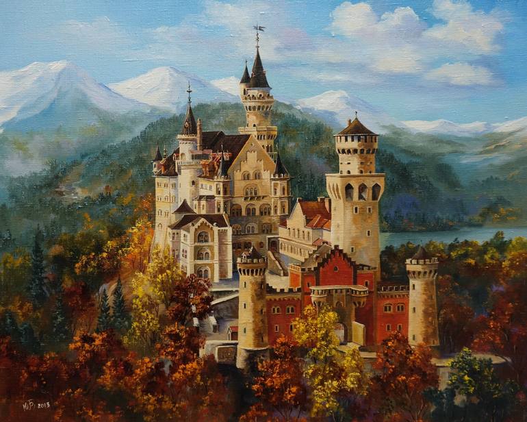 Neuschwanstein Castle Painting At PaintingValley Explore Neuschwanstein Castle Painting At PaintingValley Explore