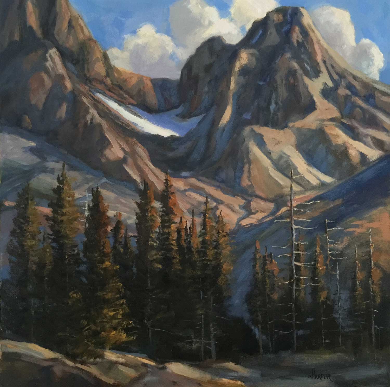 1500x1490 Exhibition Between Heaven And Earth Sierra Nevada Paintings - Nevada Painting
