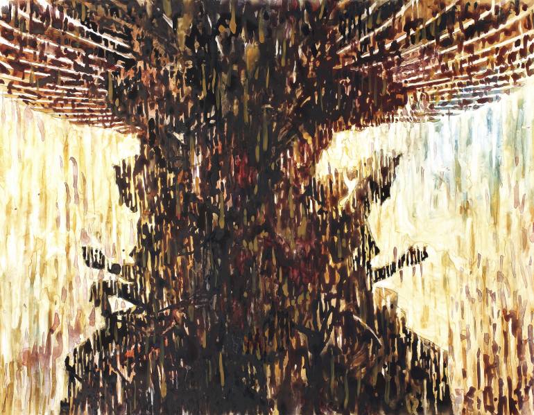 770x599 Saatchi Art Watercolor Painting Of Fountain Las Vegas, Nevada - Nevada Painting