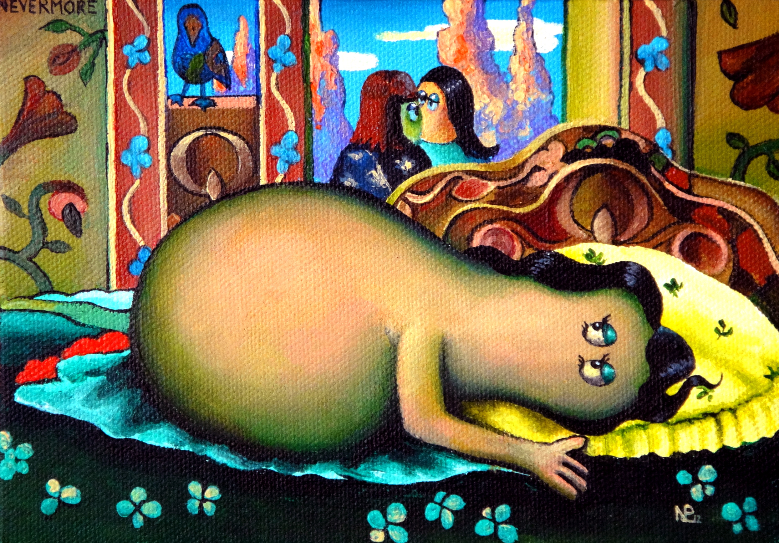 2490x1735 Norms Gauguin The Daily Norm - Nevermore Painting