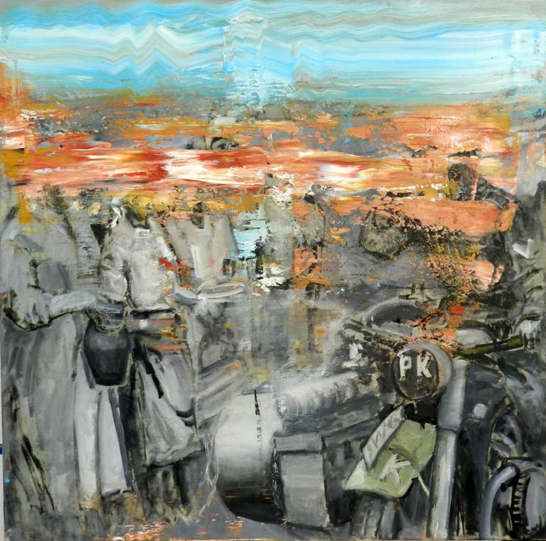 770x764 Saatchi Art Nevermore I Painting By Chirea Petre - Nevermore Painting