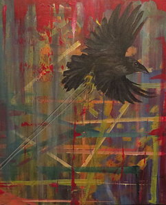 242x300 Nevermore Painting By Laura Enninga - Nevermore Painting