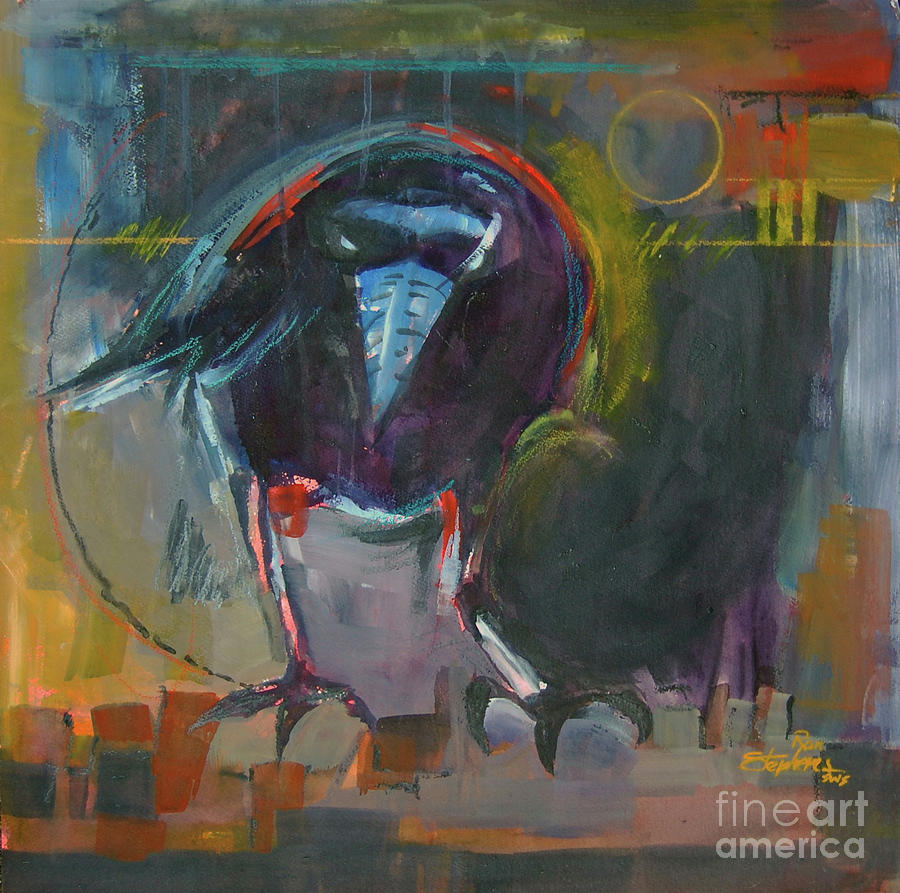 900x893 Nevermore Painting By Ron Stephens - Nevermore Painting