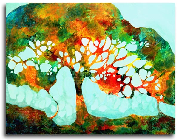 600x470 Shirley Sutterfield Contemporary Paintings - New Age Painting