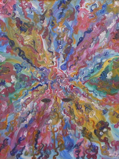 400x535 Art Painting, New Age Art The Subtle, Eternal Self, In Mother - New Age Painting