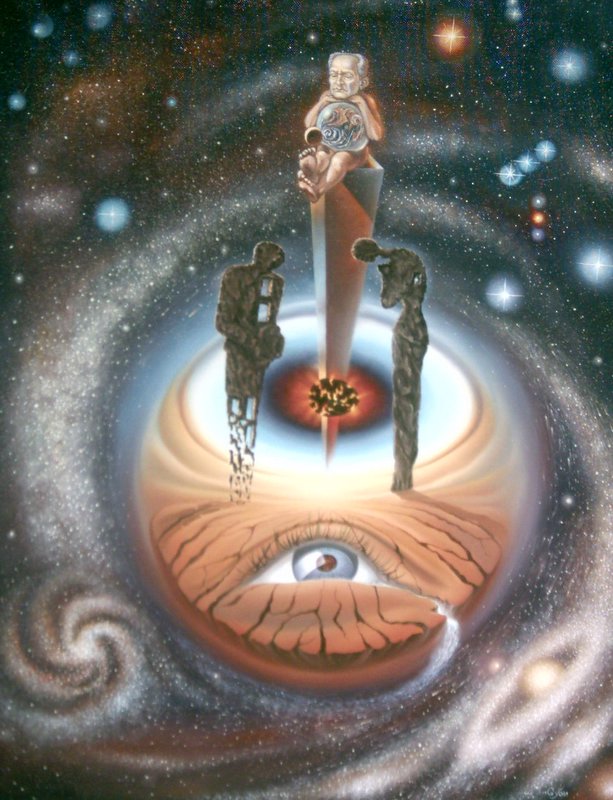 613x800 New Age By Gyurka - New Age Painting