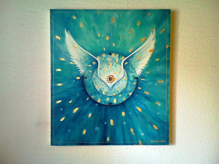 720x540 Energetic Painting Art Angel - New Age Painting