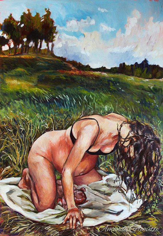 570x827 Birth Art Print - New Creation Painting