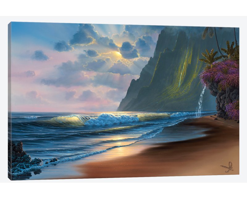 800x647 East Urban Home Dawn Of A New Day Painting Print On Wrapped Canvas - New Day Painting