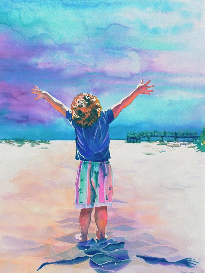 676x900 New Day Painting By Maureen Dean - New Day Painting