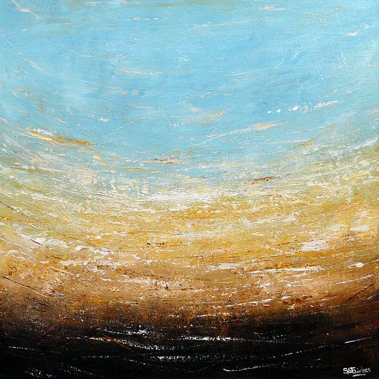 770x770 Saatchi Art Bright New Day Painting By Simon Fairless - New Day Painting