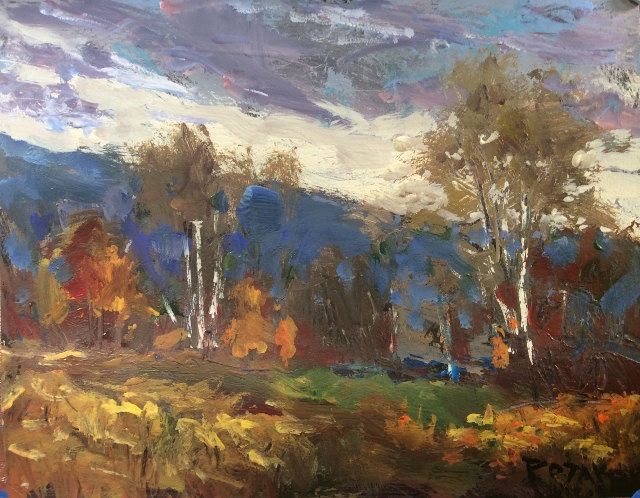 New England Landscape Painting at PaintingValley.com | Explore ...