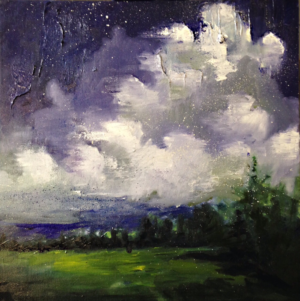 1276x1280 New England Landscape Painting - New England Landscape Painting