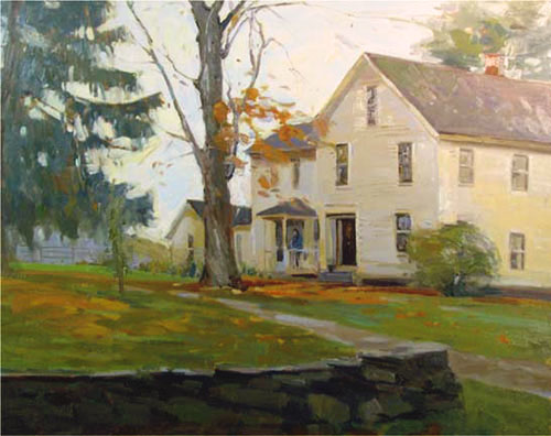 New England Landscape Painting at PaintingValley.com | Explore ...