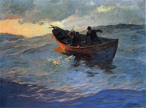 512x380 Willard Leroy Metcalf Prominent American Landscape Painter - New England Landscape Painting