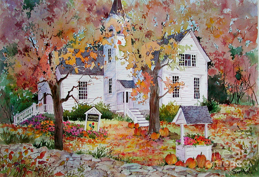 900x615 New England Spirit Painting By Sherri Crabtree - New England Painting