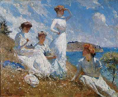 400x331 Painting Summer In New England - New England Painting