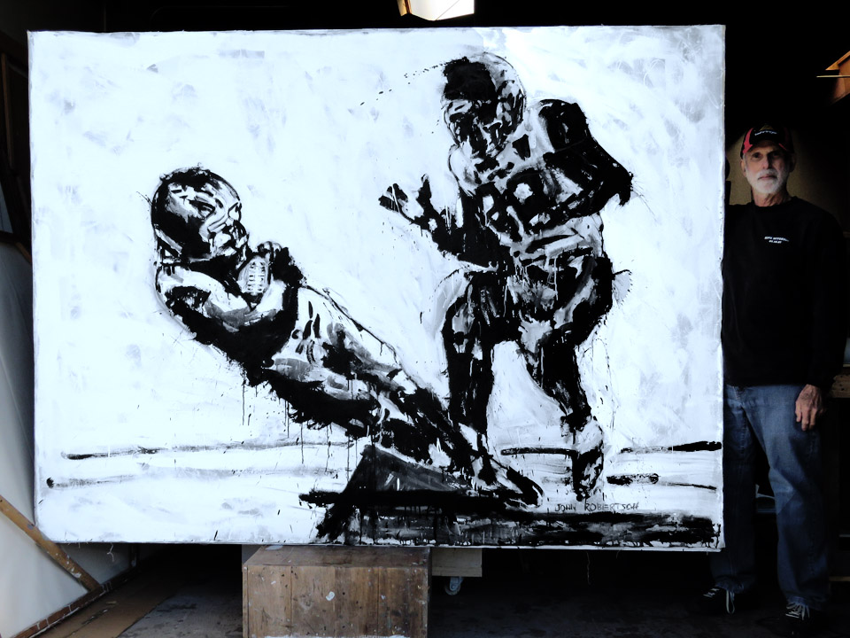 960x720 Sports Art Danny Amendola New England Patriots - New England Patriots Painting