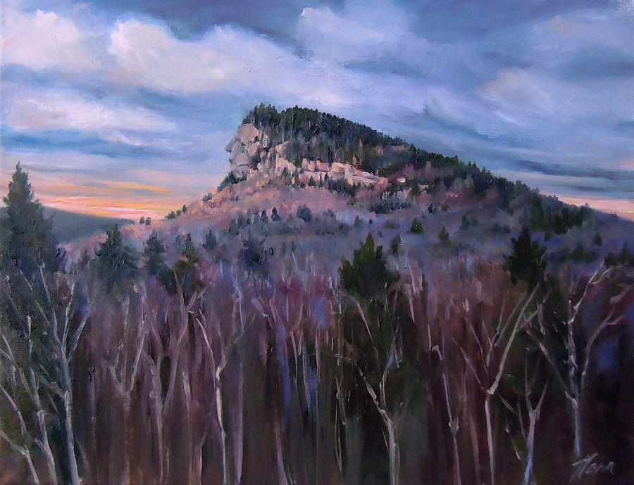 900x689 Indian Head In Lincoln New Hampshire Painting By Nancy Griswold - New Hampshire Painting