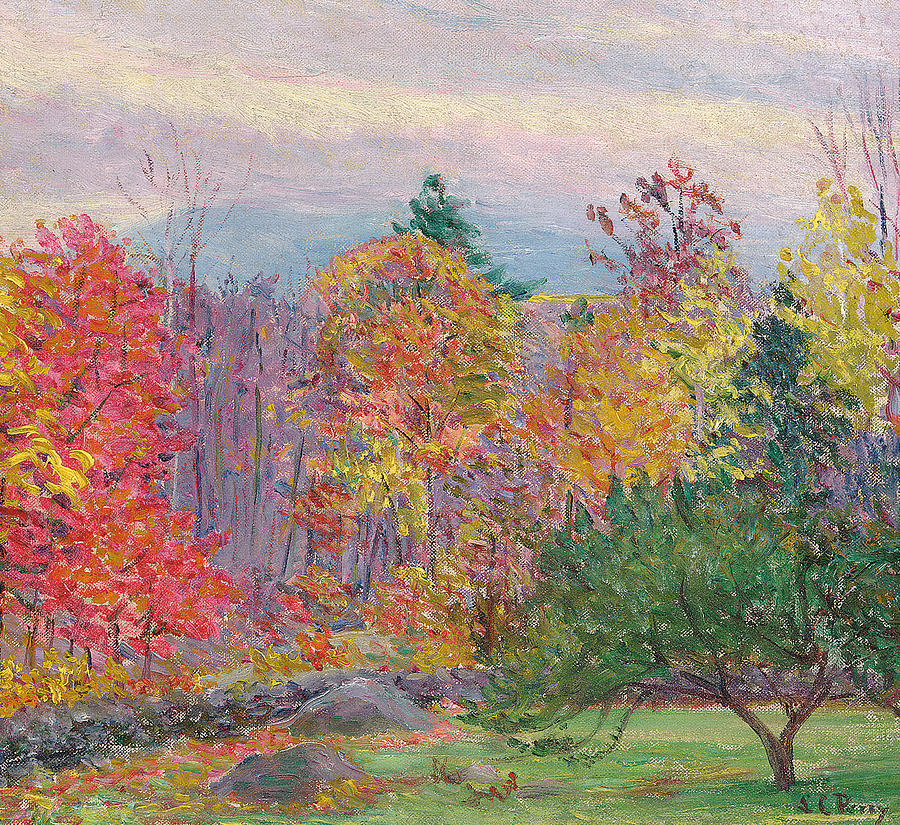 900x825 Landscape At Hancock In New Hampshire Painting By Lilla Cabot Perry - New Hampshire Painting