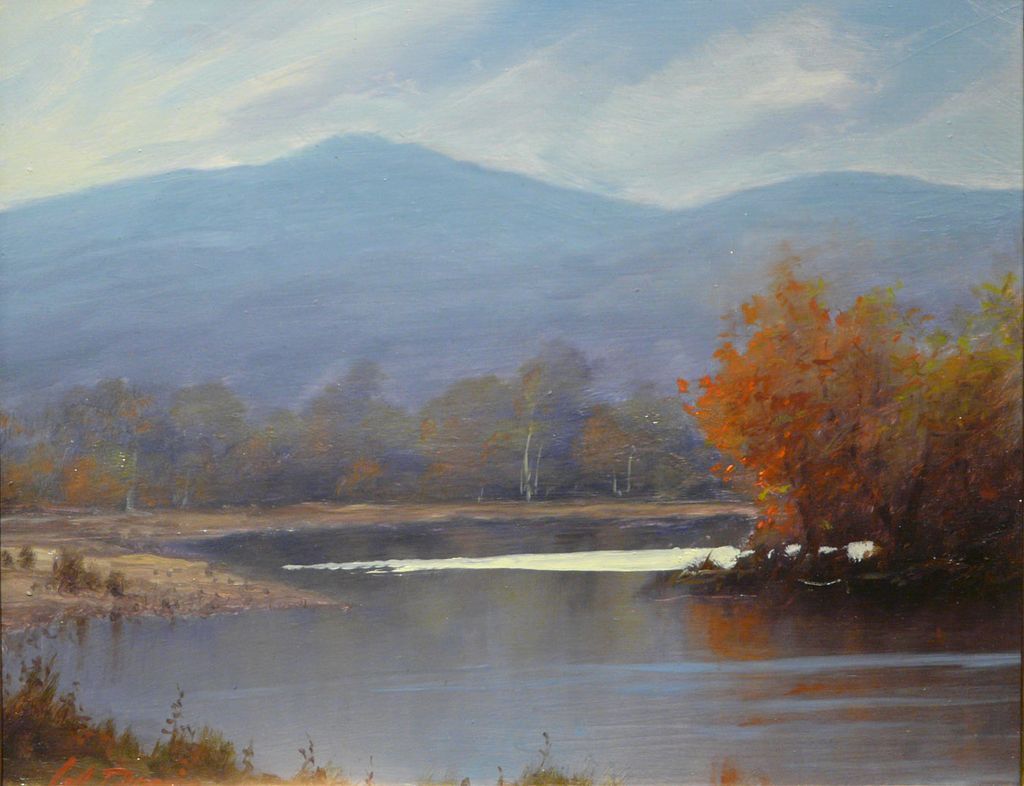 1024x786 William R. Davis Windswept Art Landscaping - New Hampshire Painting
