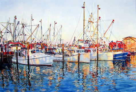 475x323 Jersey Shore Watercolor Paintings By Mikkey Tarantino Local - New Jersey Painting