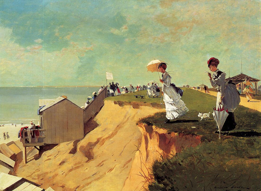 1103x808 Long Branch New Jersey Painting Winslow Homer Oil Paintings - New Jersey Painting