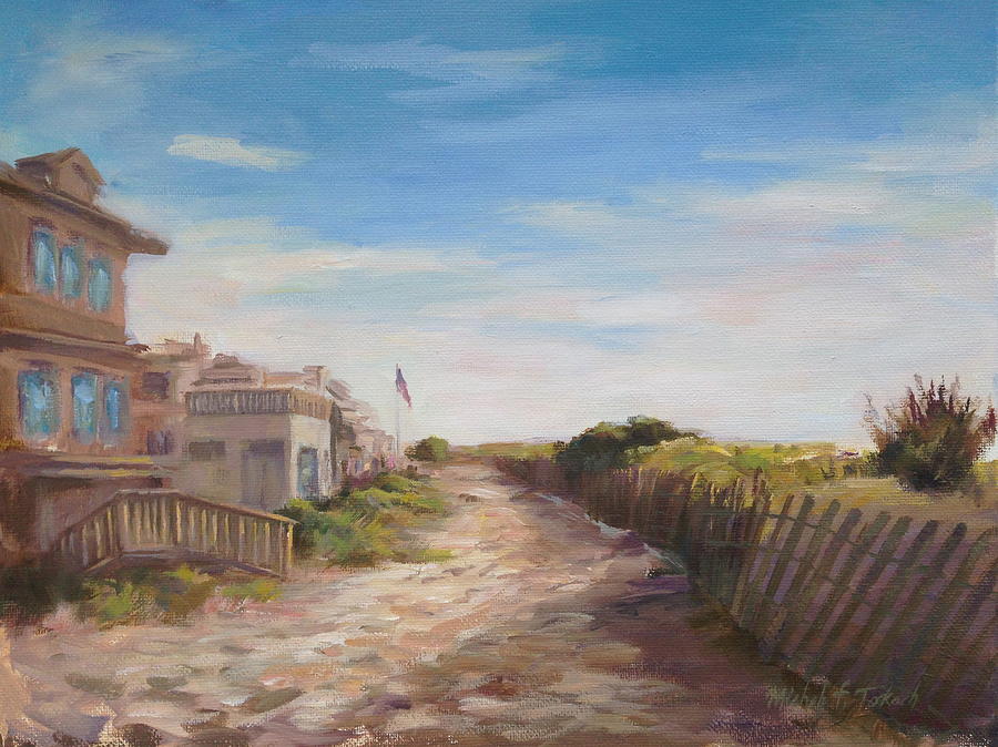 900x674 Ocean City New Jersey Painting By Michele Tokach - New Jersey Painting
