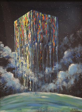 350x477 New Jerusalem Coming Down Action Artwork Rental - New Jerusalem Painting