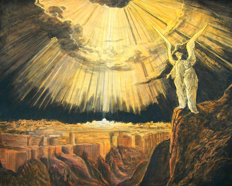 900x720 New Jerusalem Painting By Thom Green - New Jerusalem Painting