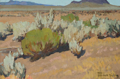 400x264 Maynard Dixon's New Mexico Canyon Road Arts - New Mexico Artists Painting