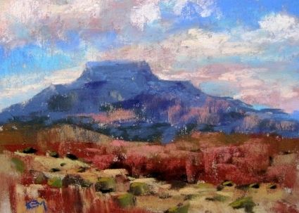 425x303 New Mexico Plein Air Original Art Painting By Karen Margulis - New Mexico Artists Painting