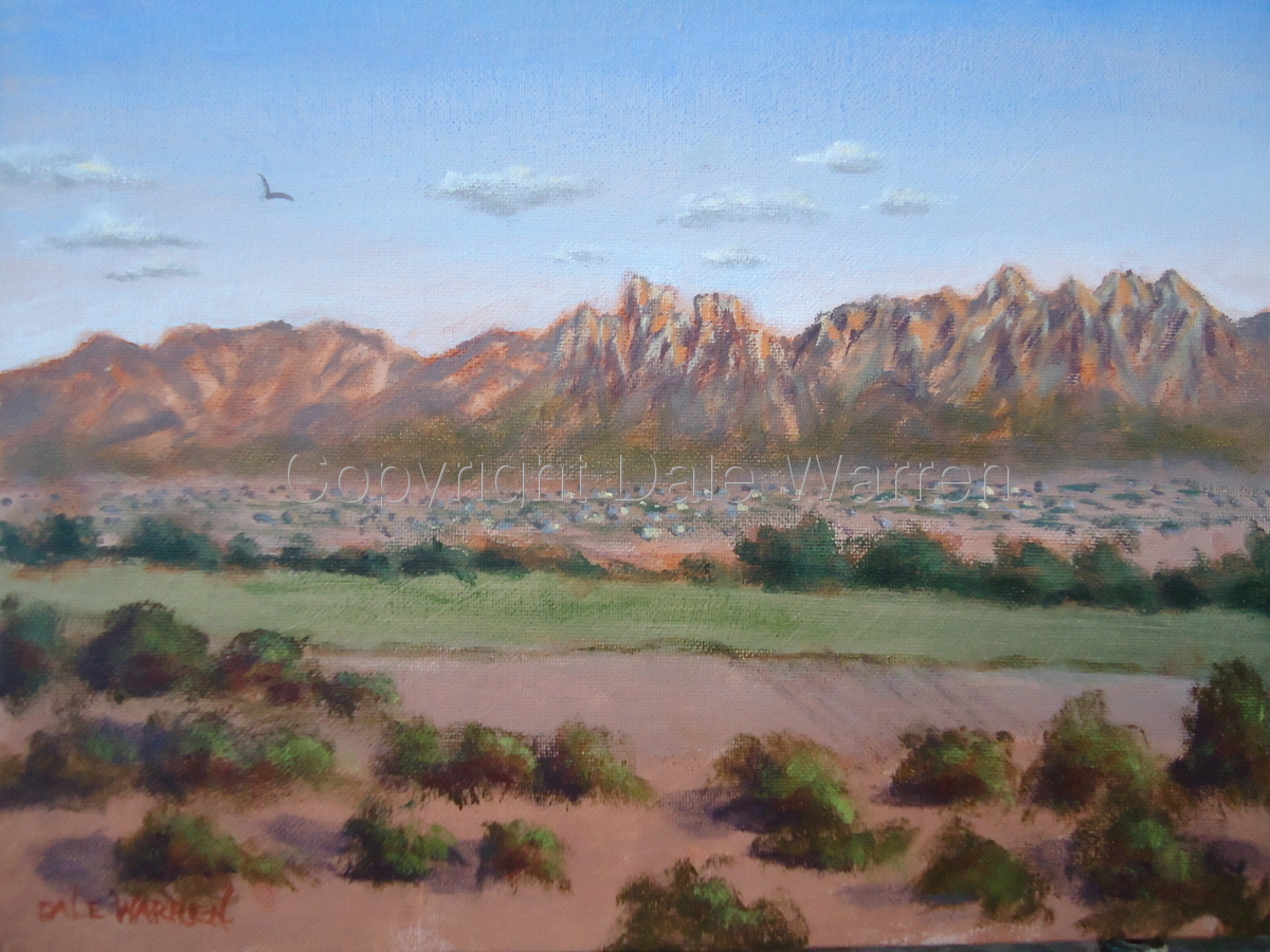 1200x900 Painting Organ Mountains - New Mexico Painting