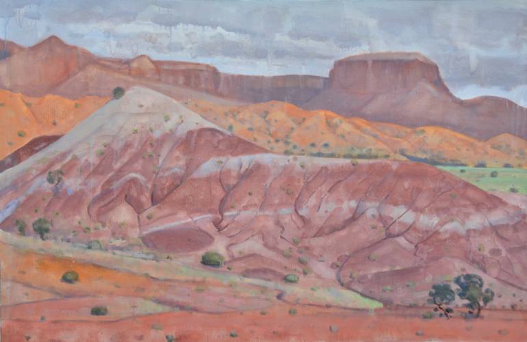 770x500 Saatchi Art Painted Hills, New Mexico Painting By Eric Eschenbach - New Mexico Painting