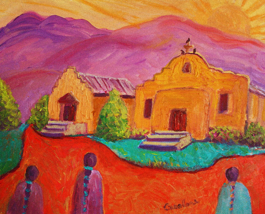 900x726 Dixon New Mexico Painting By Carolene Of Taos - New Mexico Painting