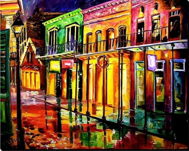 650x521 Bourbon Street Neon - New Orleans Bourbon Street Painting