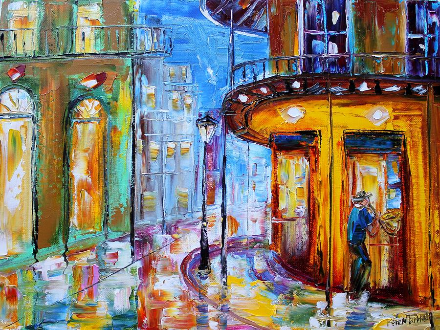 900x675 New Orleans Jazz Painting By Karen Tarlton - New Orleans Jazz Painting